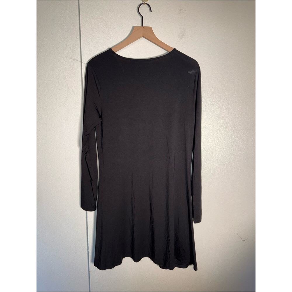 BETABRAND multi pocket comfy long sleeve cotton blend shirt dress S - Picture 4 of 5